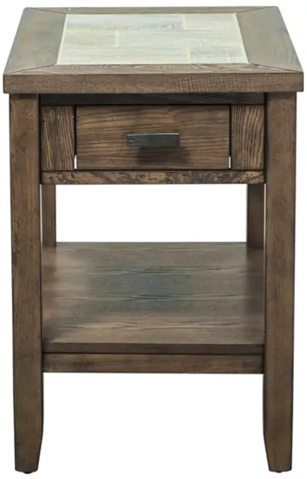 Liberty Furniture Mesa Valley Tobacco Chair Side Table