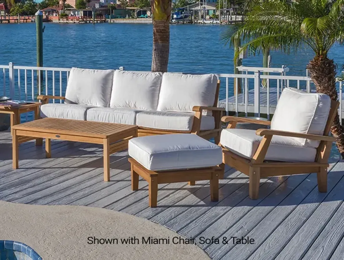 Royal Teak Miami Outdoor Outdoor Ottoman