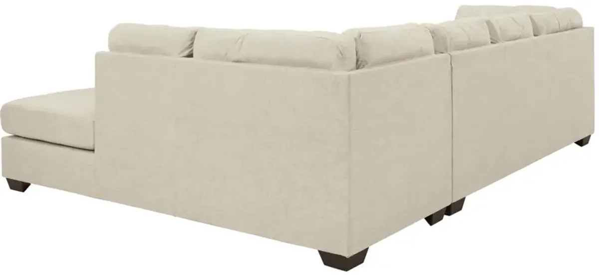 Ashley Falkirk 2-Piece Sectional with Chaise Parchment Benchcraft