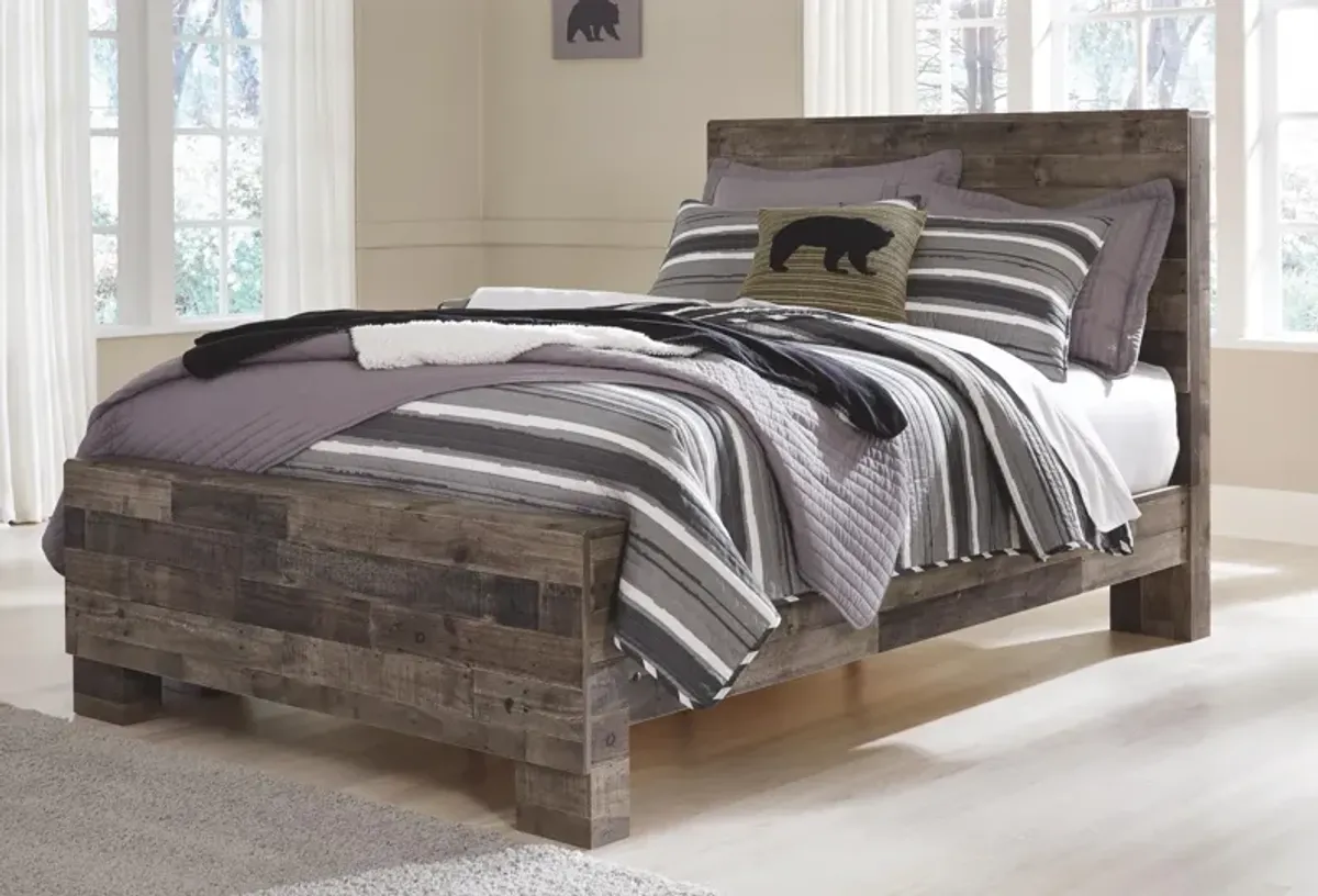 Ashley Derekson Full Panel Bed Multi Gray Benchcraft