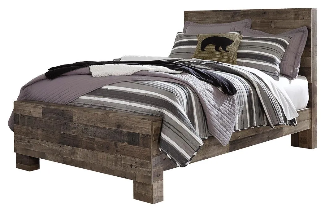 DEREKSON FULL PANEL BED MULTI GRAY BENCHCRAFT