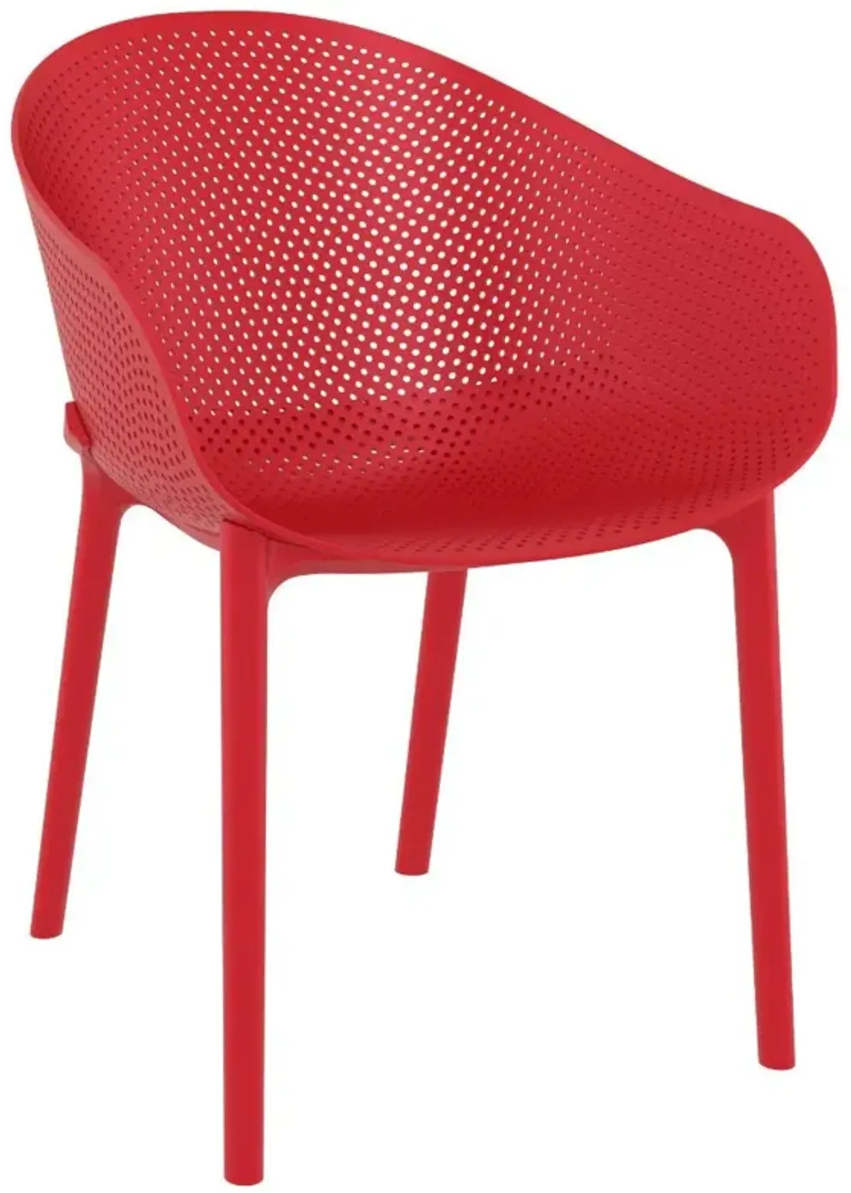 Compamia Sky Outdoor Dining Chair Red