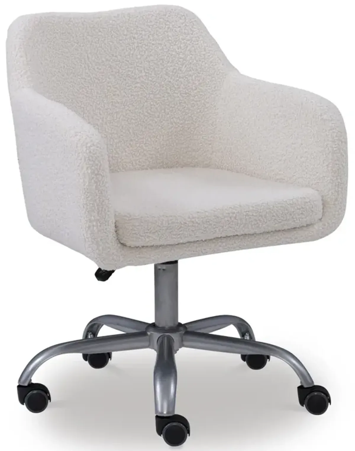 Linon Rylen Sherpa Home Office Desk Chair