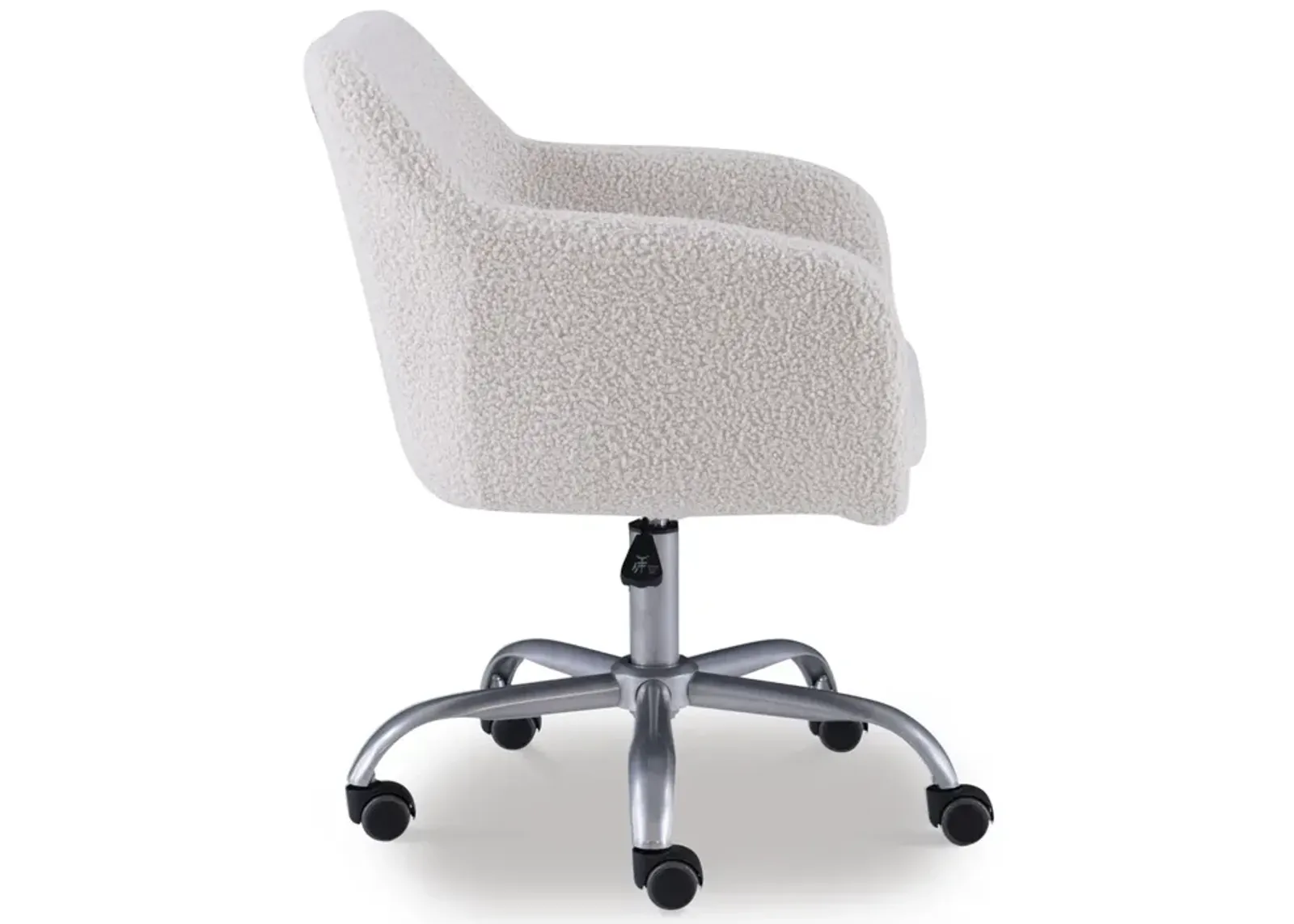 Linon Rylen Sherpa Home Office Desk Chair