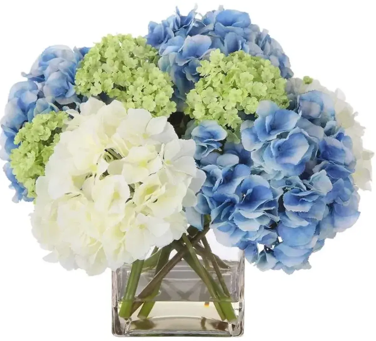 Uttermost Providence Hydrangea Blue/Green/Light Blue/White Bouquet