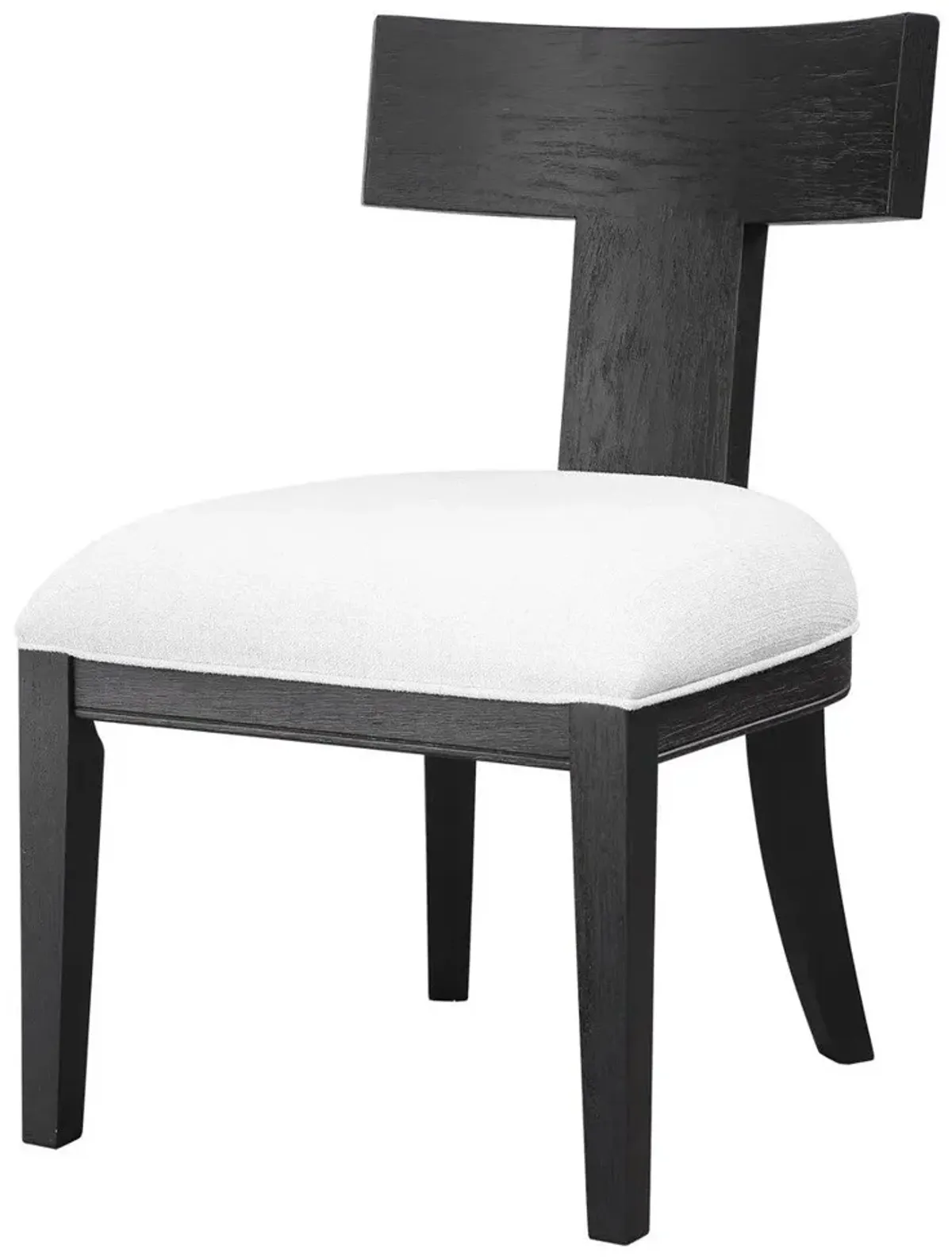 Uttermost Idris Charcoal Black Armless Dining Chair