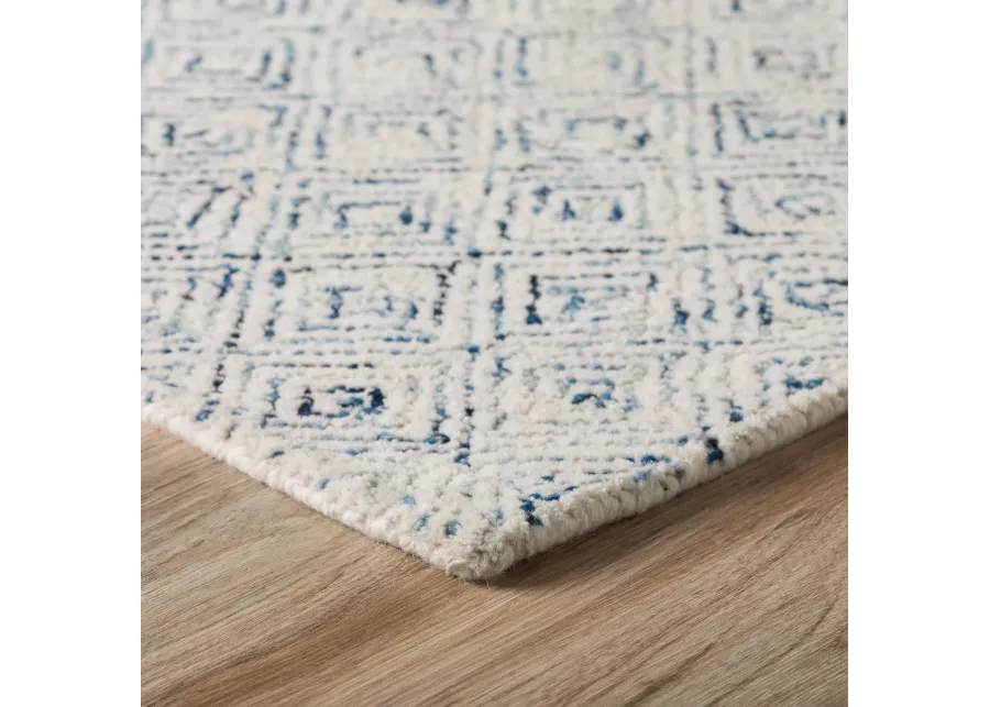 ZOE NAVY 5'X8' AREA RUG