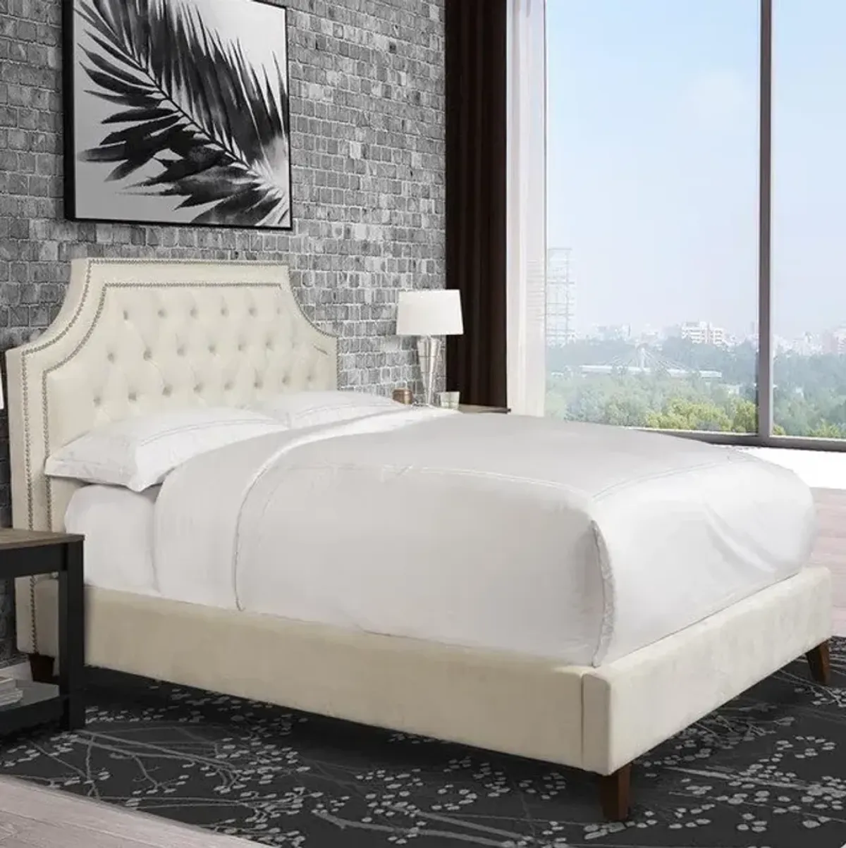 Parker House Jasmine Champagne Cream King Headboard