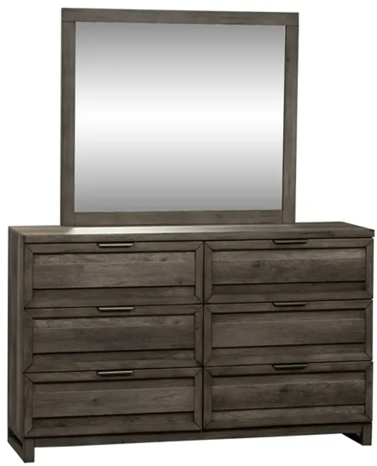 Liberty Furniture Tanners Creek Greystone Dresser & Mirror