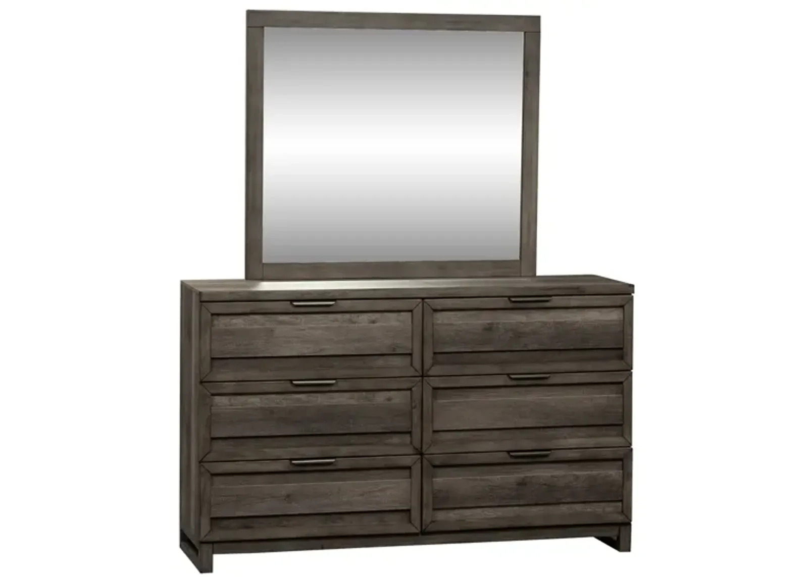 Liberty Furniture Tanners Creek Greystone Dresser & Mirror