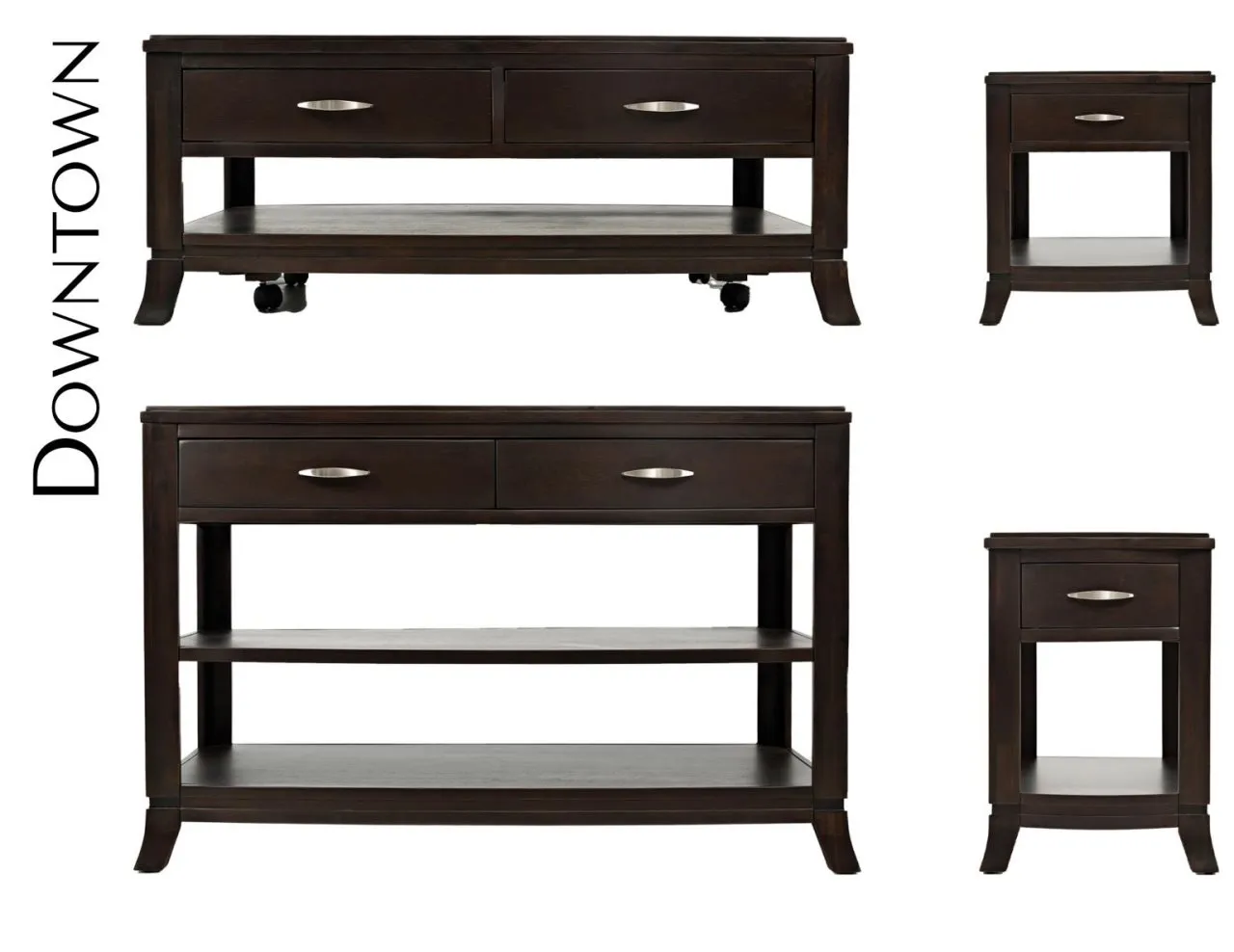 DOWNTOWN SOFA TABLE MERLOT