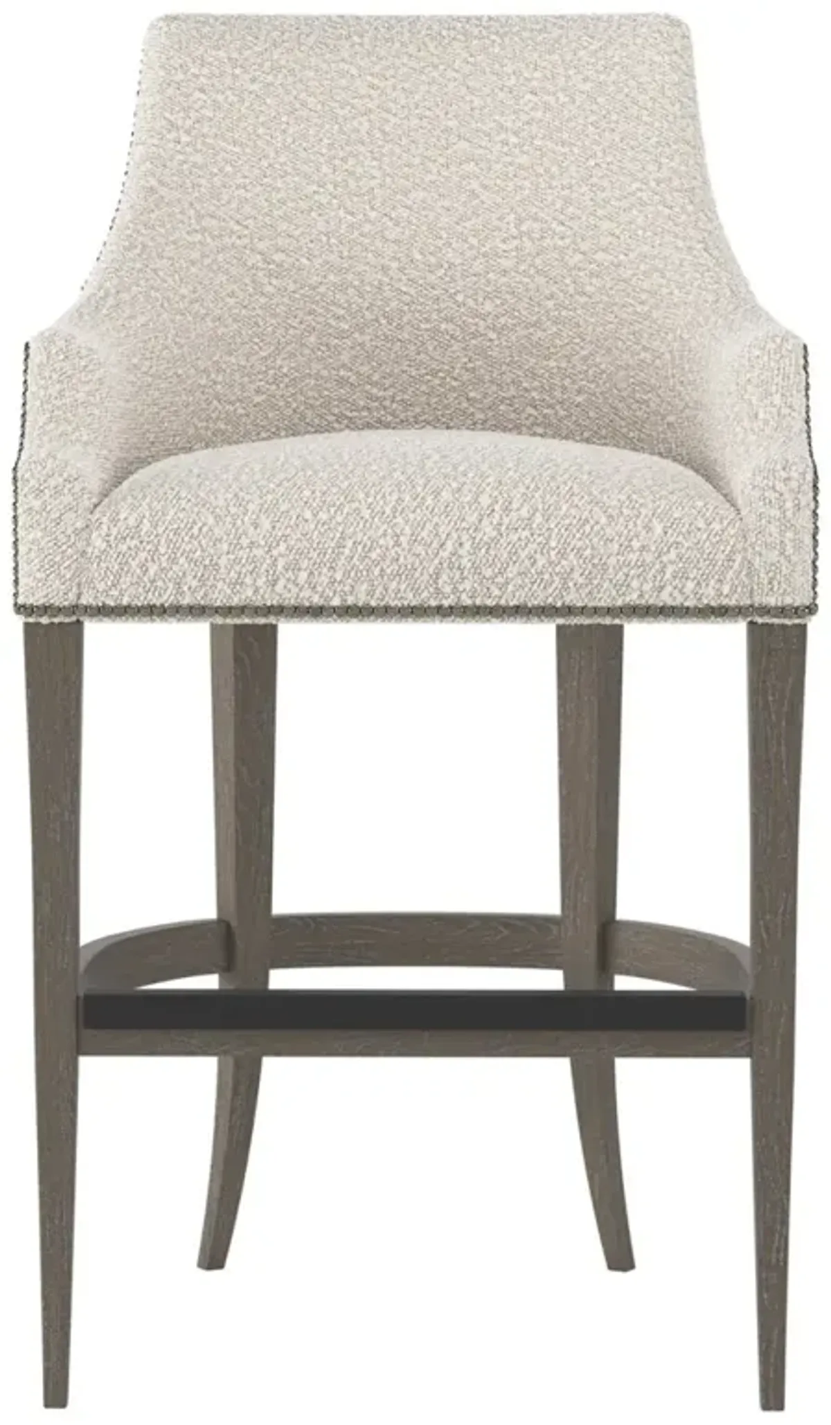 Bernhardt Keeley Upholstered Fabric Bar Stool