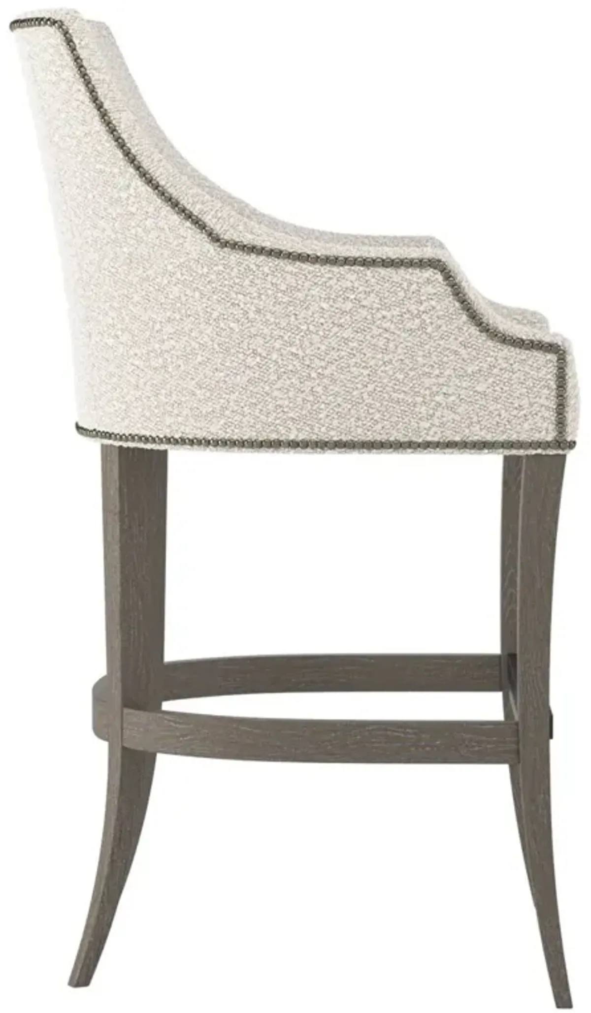 Bernhardt Keeley Upholstered Fabric Bar Stool