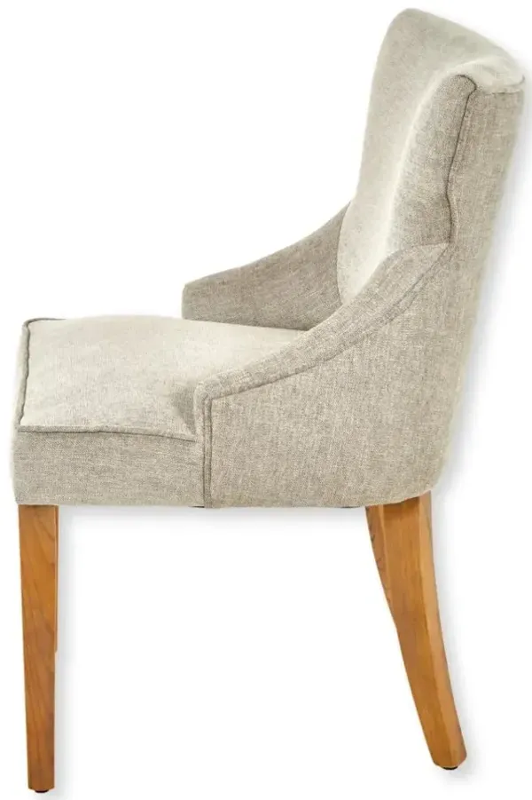 LUCY NATURAL/ANEW GREY DINING CHAIR
