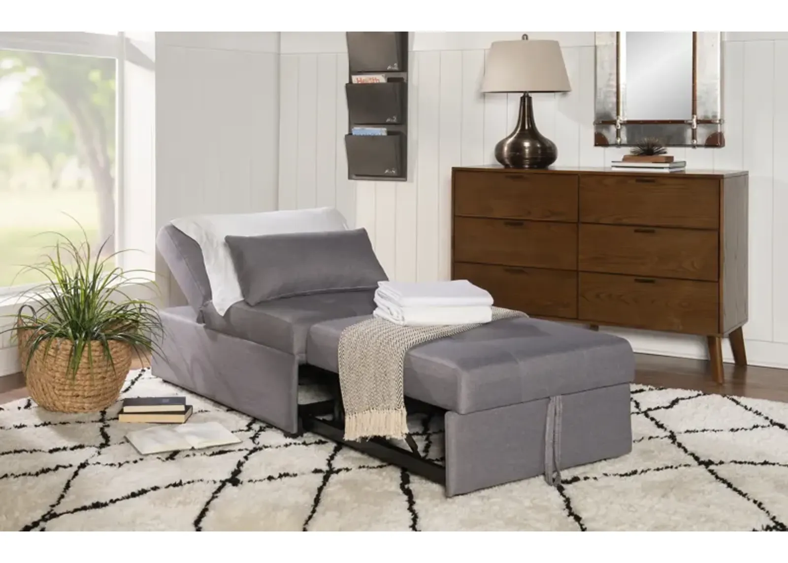 Powell Boone Sofa Bed Grey