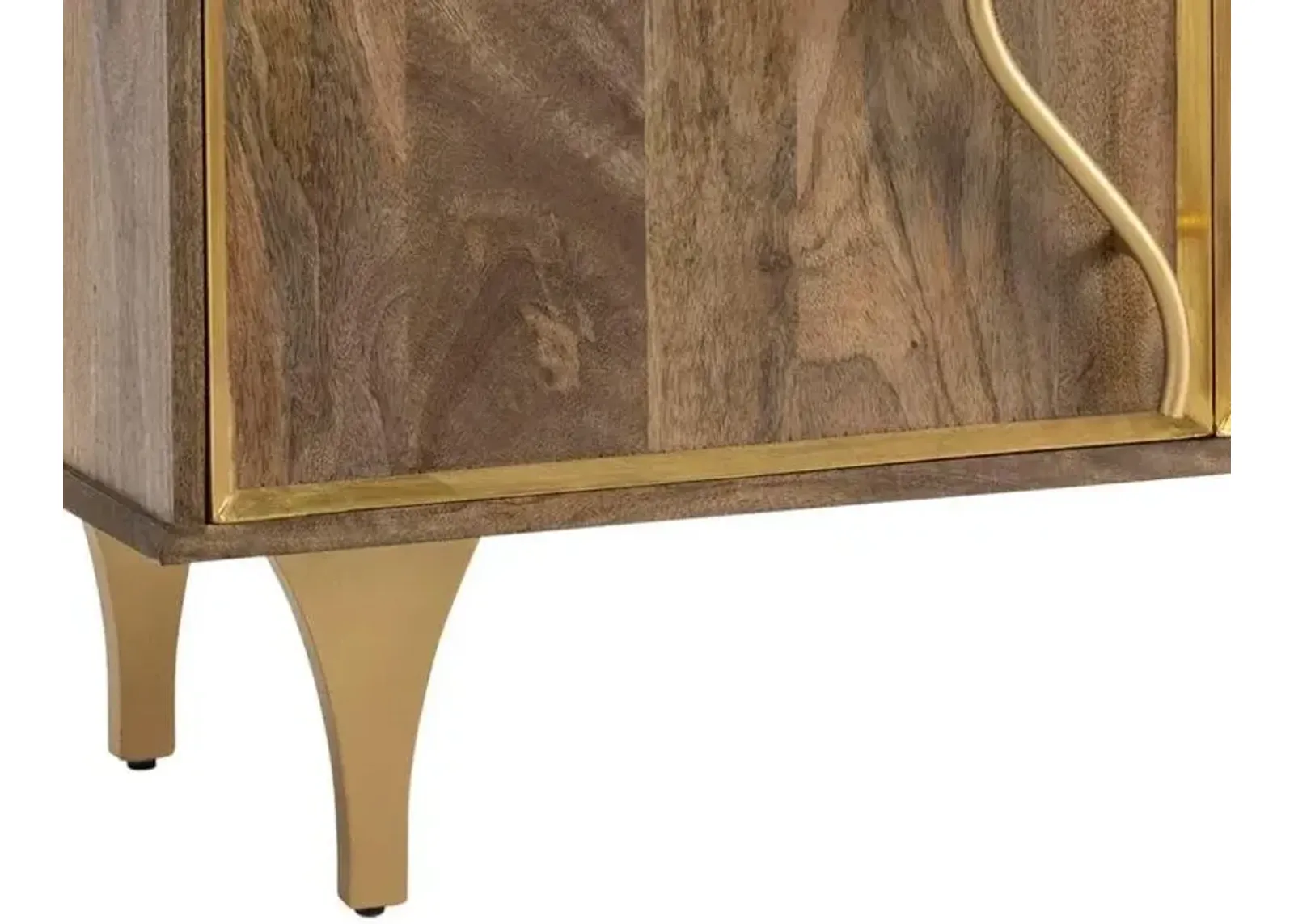 WENTWORTH BROWN/GOLD CABINET