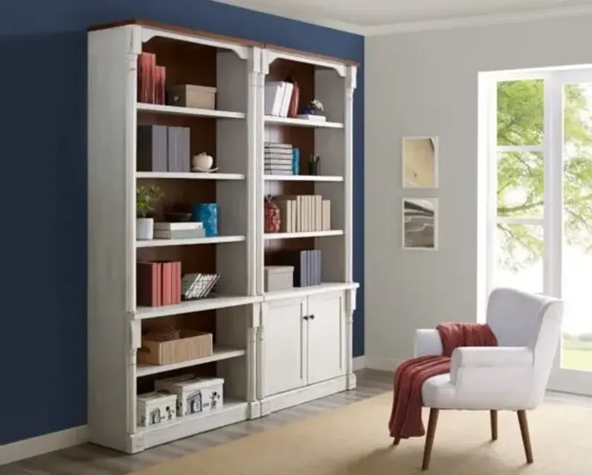 DURHAM 94 INCH TALL BOOKCASE WITH LOWER DOORS