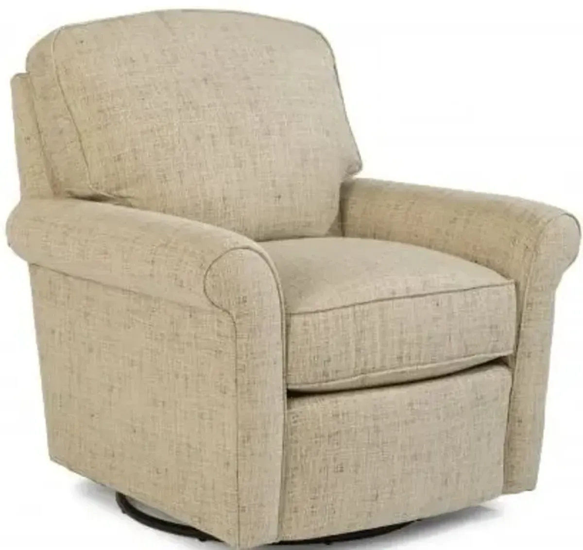 Flexsteel Parkway Beige Swivel Glider