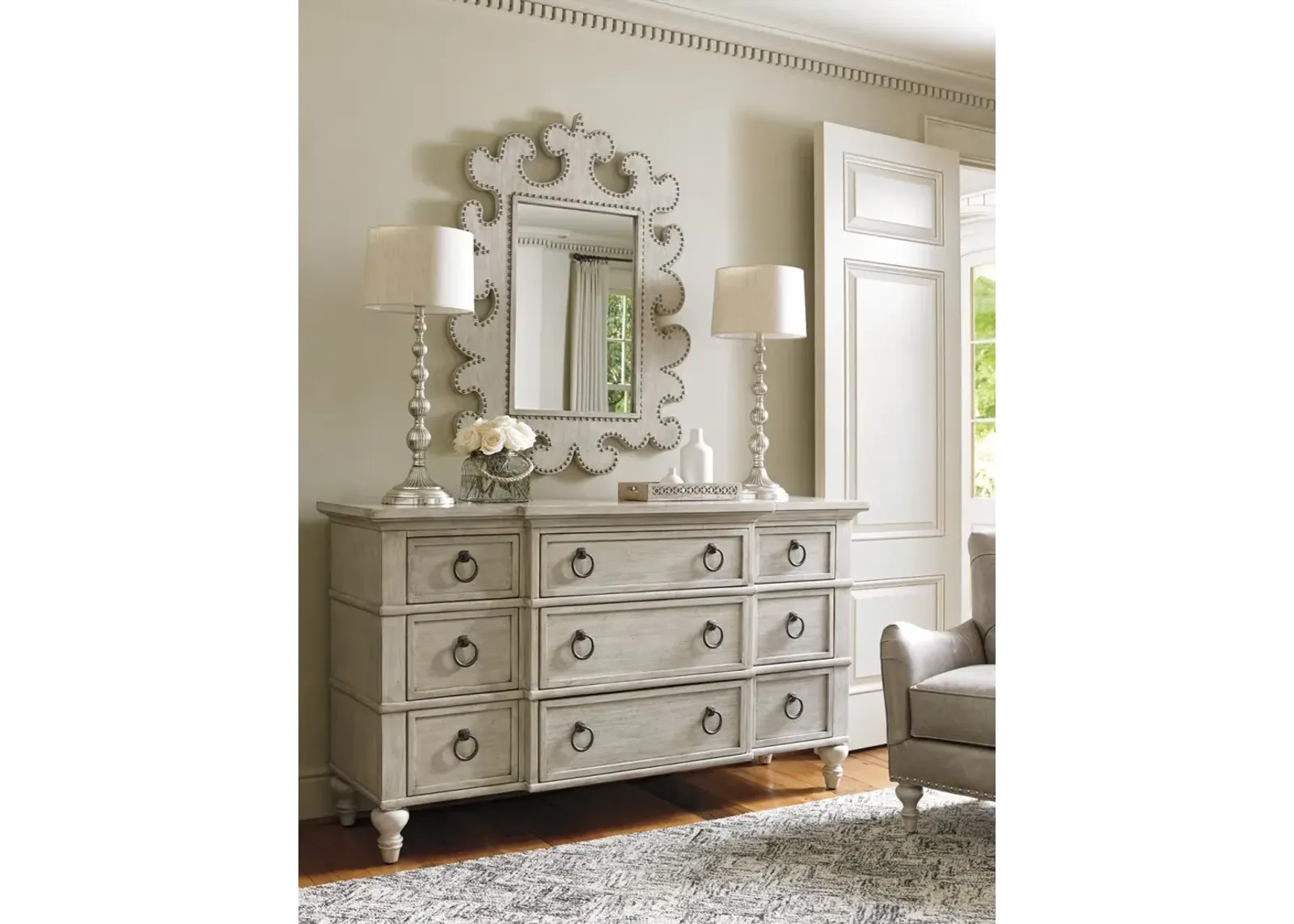 Oyster Bay by Lexington Barrett Triple Dresser