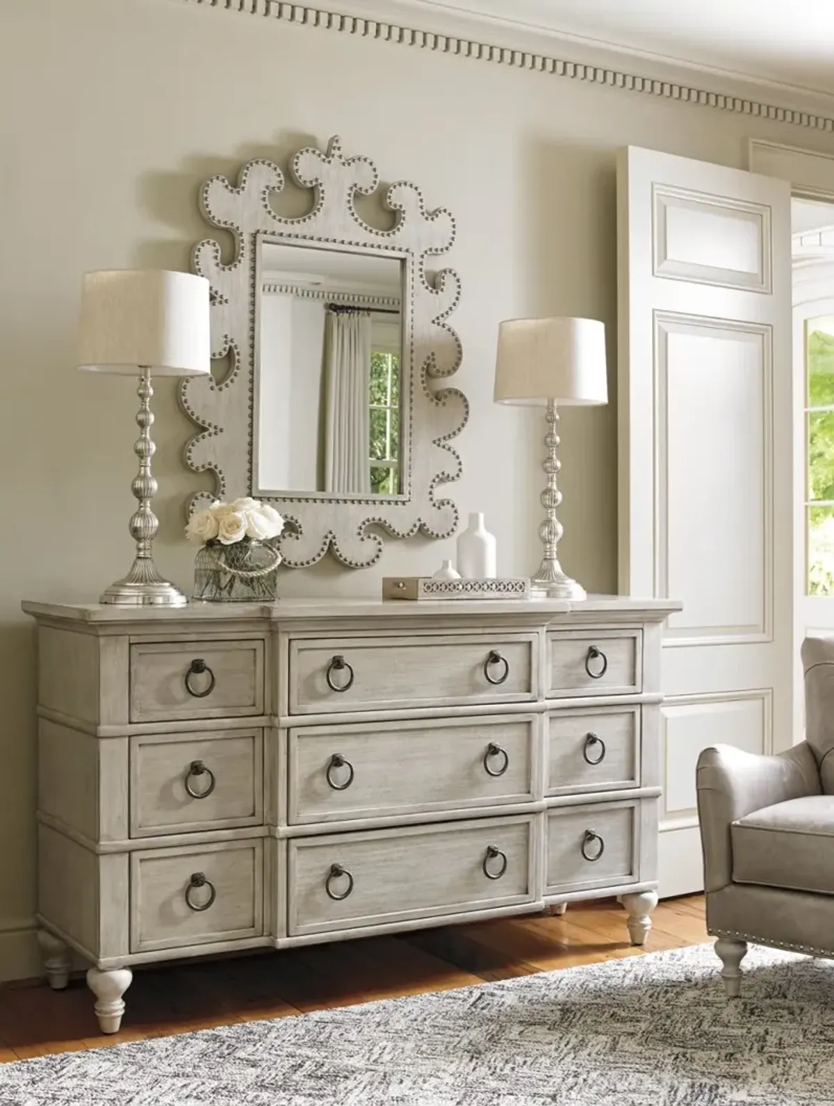 Oyster Bay by Lexington Barrett Triple Dresser