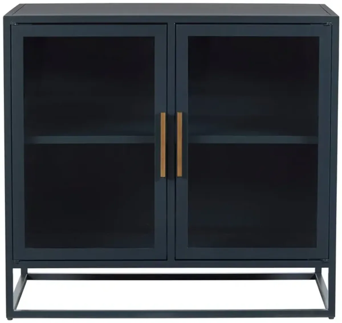 Universal Getaway Coastal Living Home Santorini Short Metal Accent Cabinet