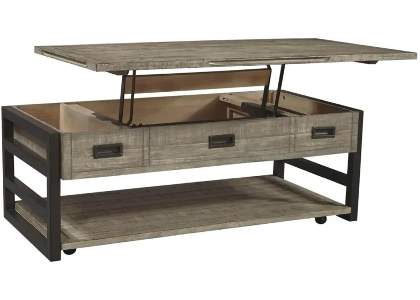 Aspenhome Grayson Cinder Grey Lift-Top Coffee Table