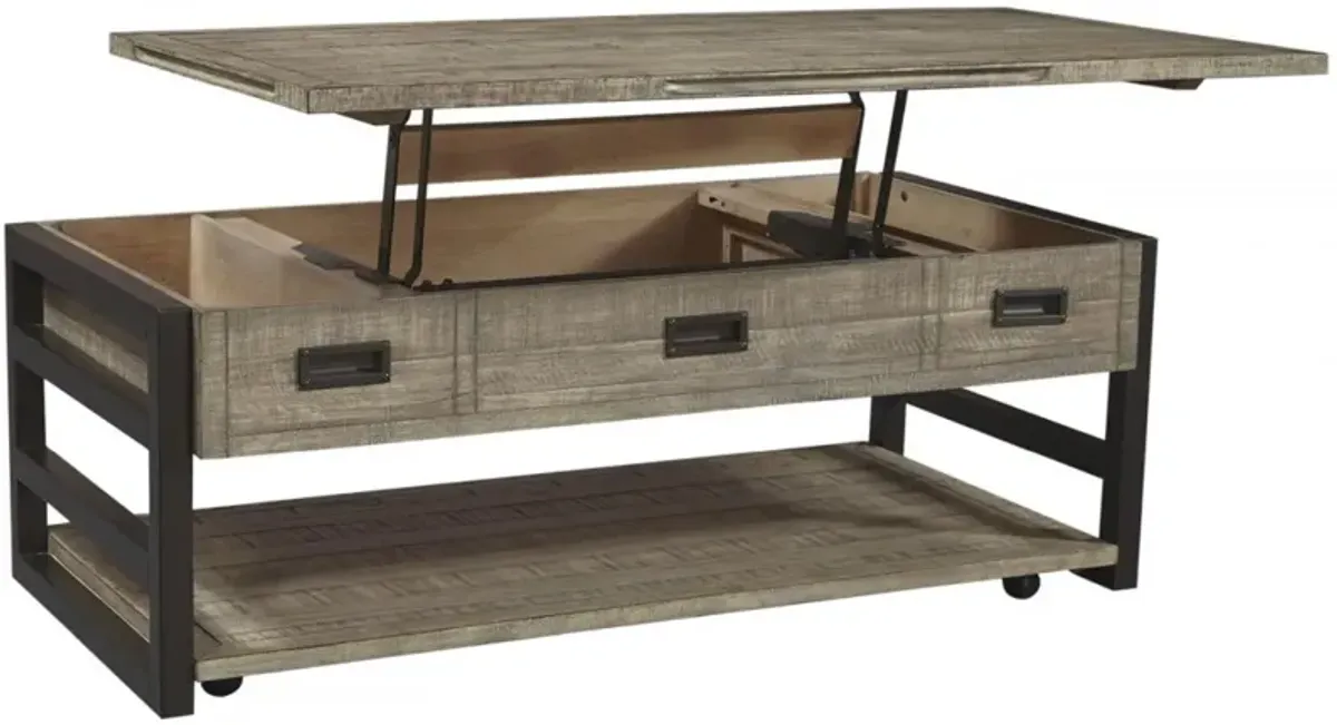 Aspenhome Grayson Cinder Grey Lift-Top Coffee Table