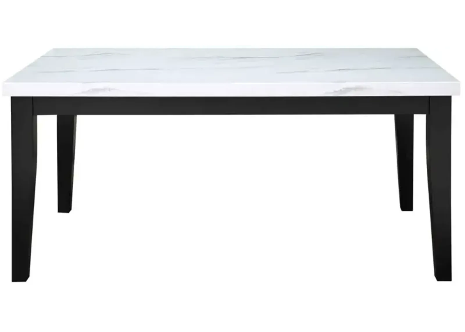 Steve Silver Sterling 66 Inch Faux-Marble Dining Table