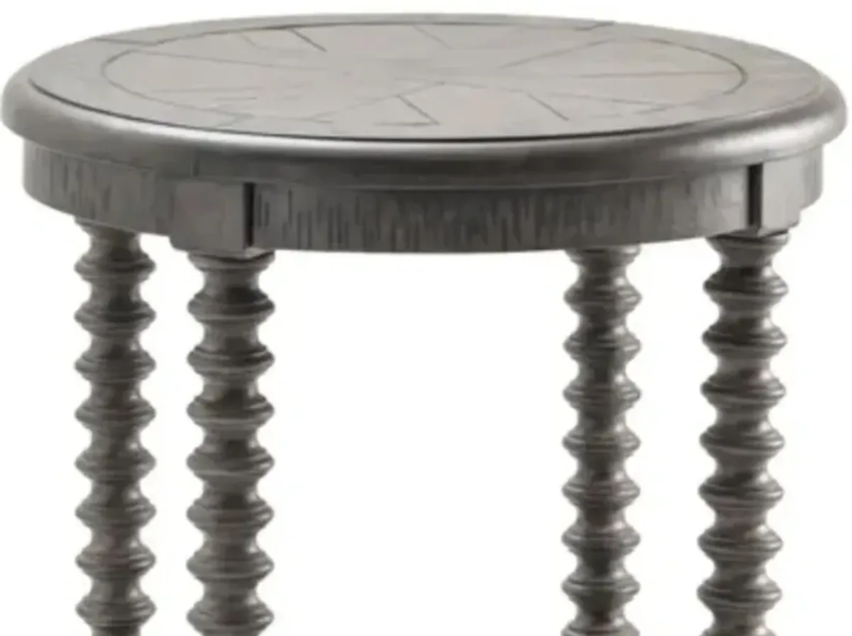 PEMBROKE DISTRESSED GREY COCKTAIL TABLE