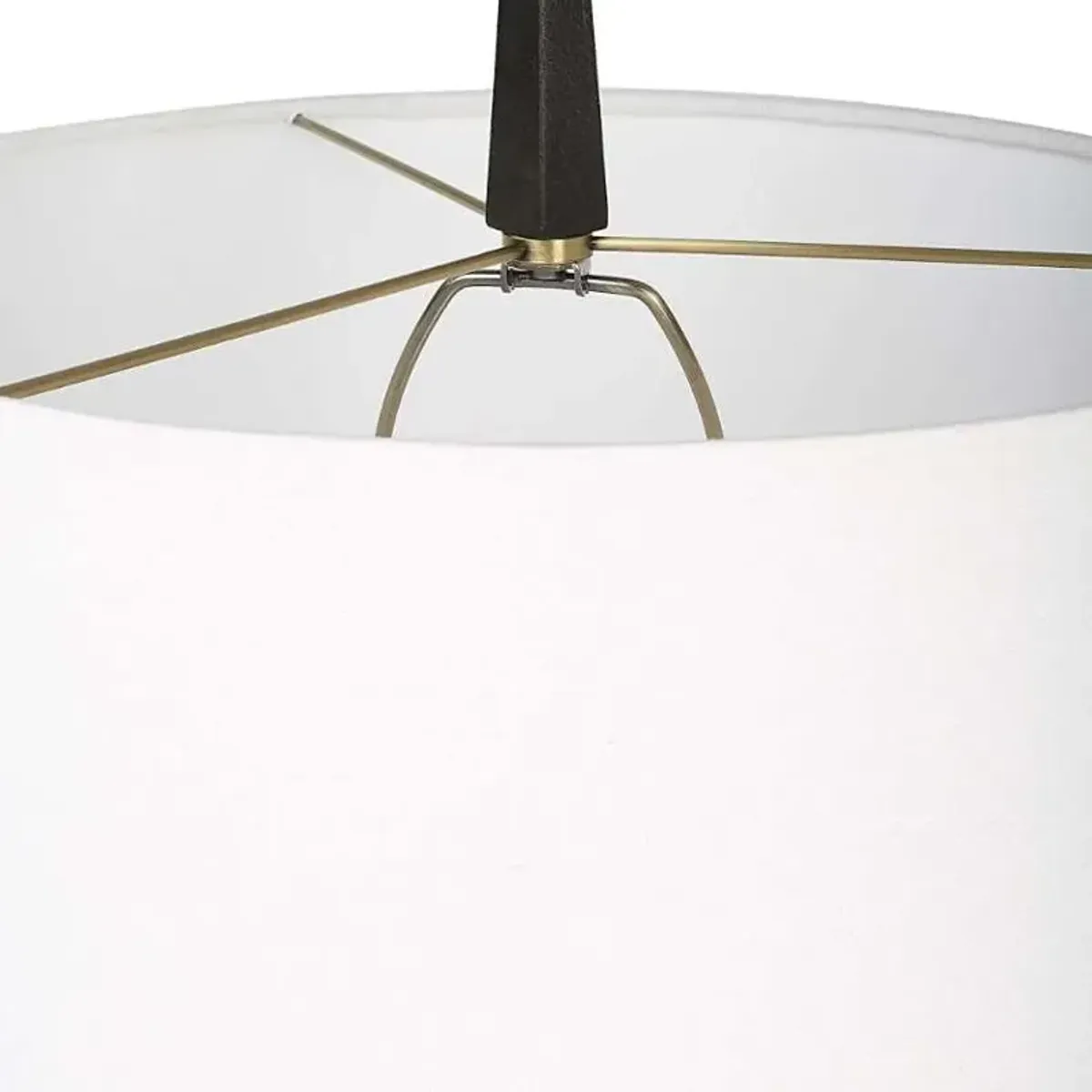 COUNTERACT AGED BLACK/WHITE TABLE LAMP