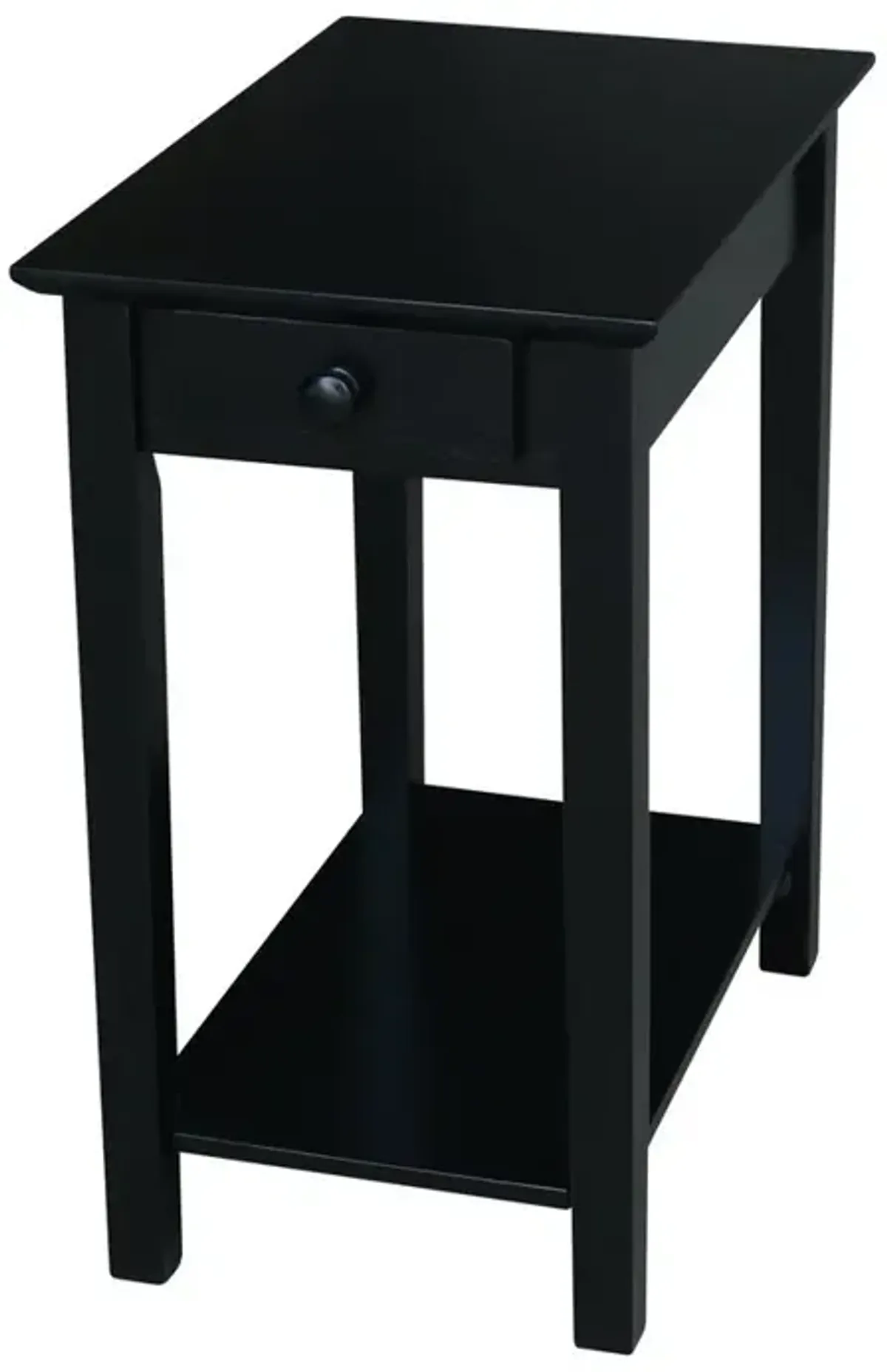 John Thomas Destinations Narrow End Table in Black