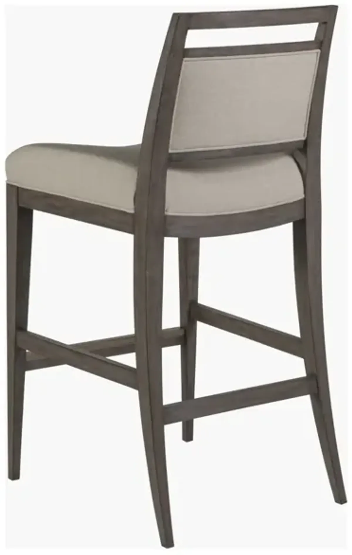 Artistica Home by Lexington Cohesion Program Nico 30.5 Inch Upholstered Wood Bar Stool Dark Brown/Beige