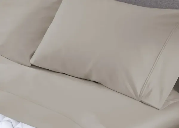 Bedgear Queen Medium Beige Basic Sheet Set