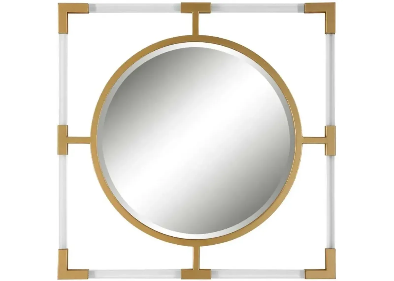 Uttermost Balkan Chrome/Gold Small Mirror