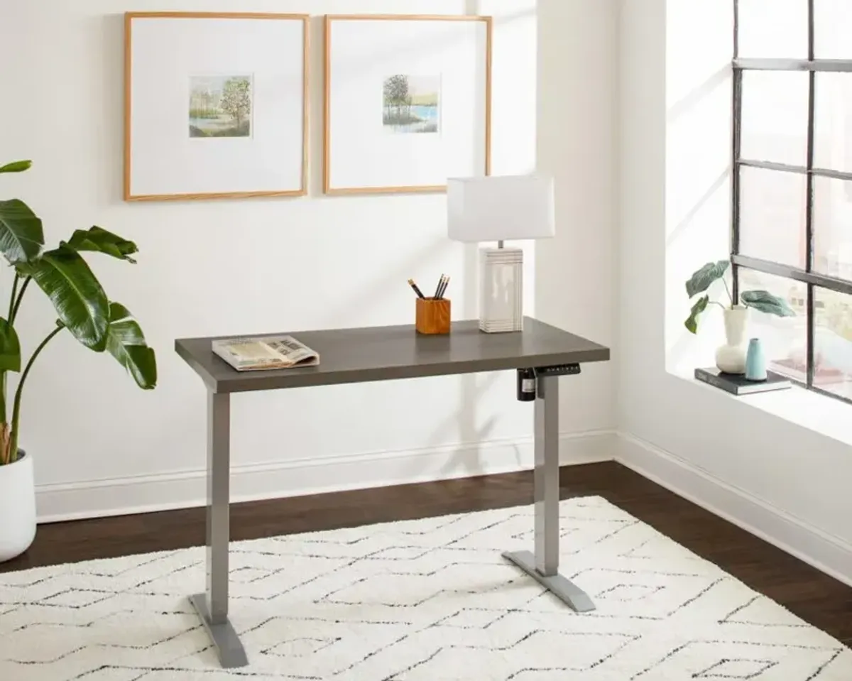 Martin Furniture Gray Electric Sit/Stand Desk