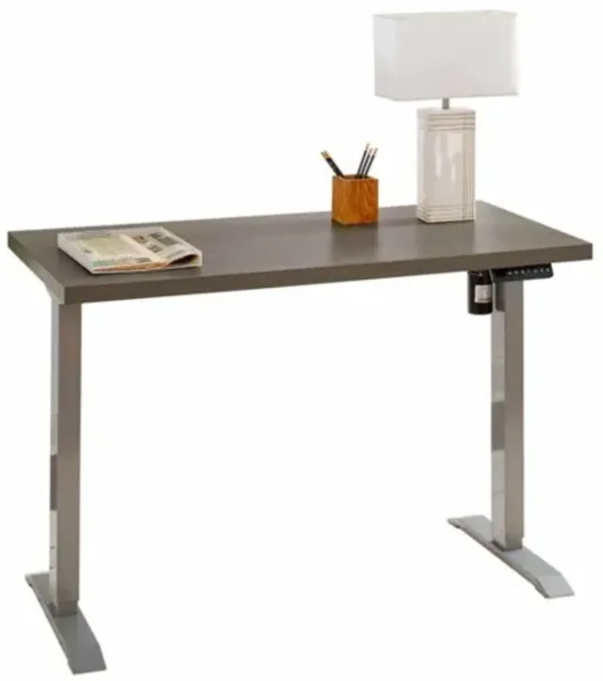 Martin Furniture Gray Electric Sit/Stand Desk