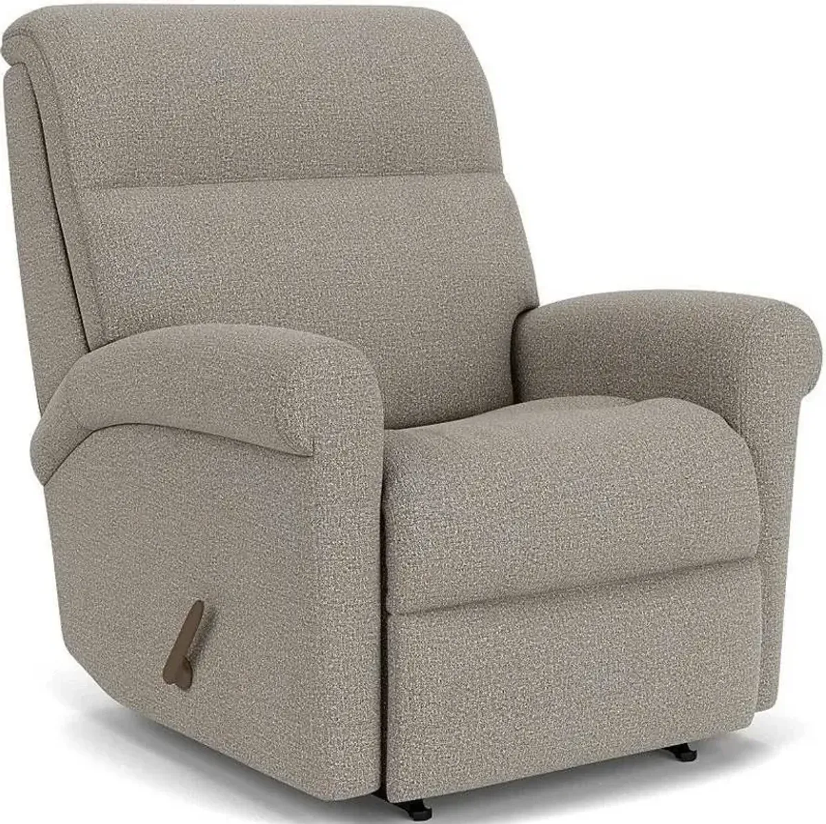 Flexsteel Davis Gray Quarry Manual Recliner