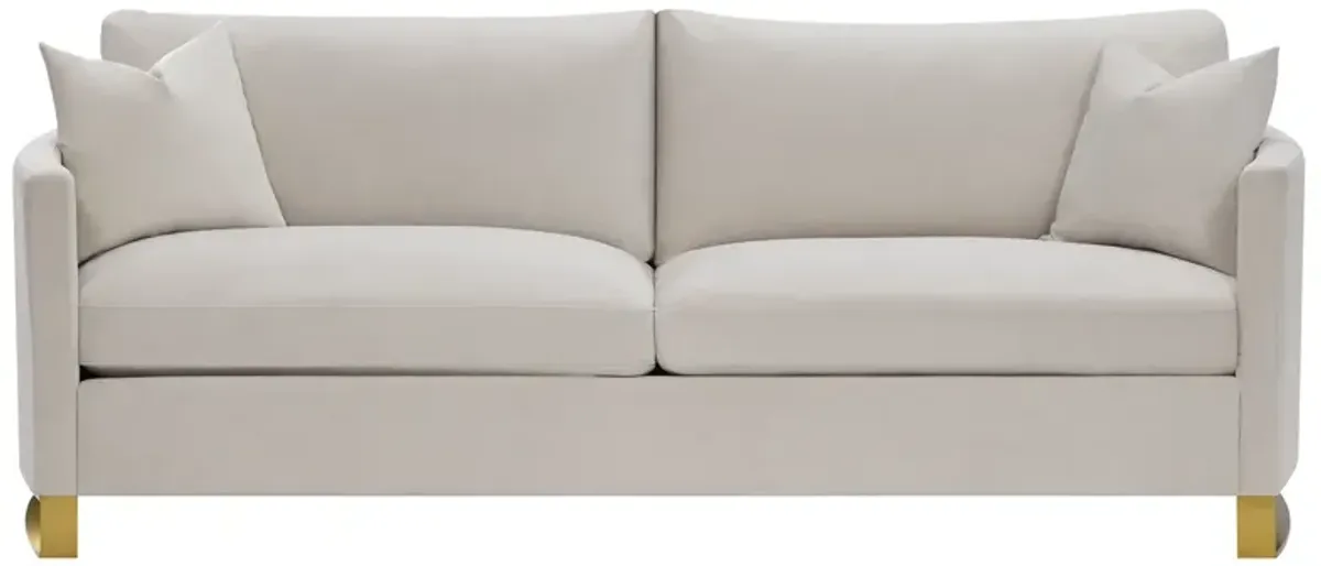 Coaster Corliss Upholstered Arched Arm Sofa Beige