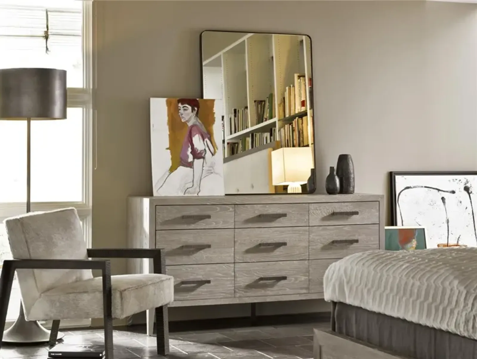 Universal Modern Kennedy Flint Dresser