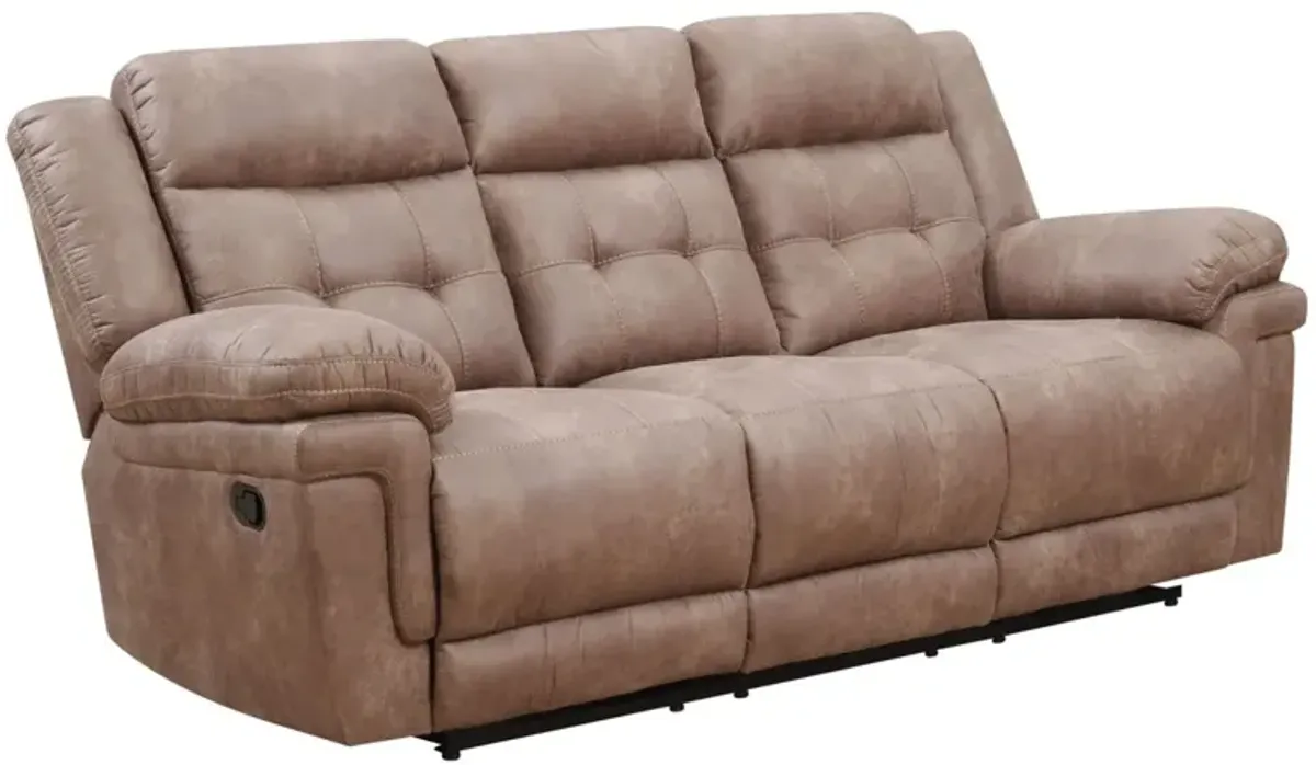 Steve Silver Anastasia Manual Reclining Sofa Cocoa