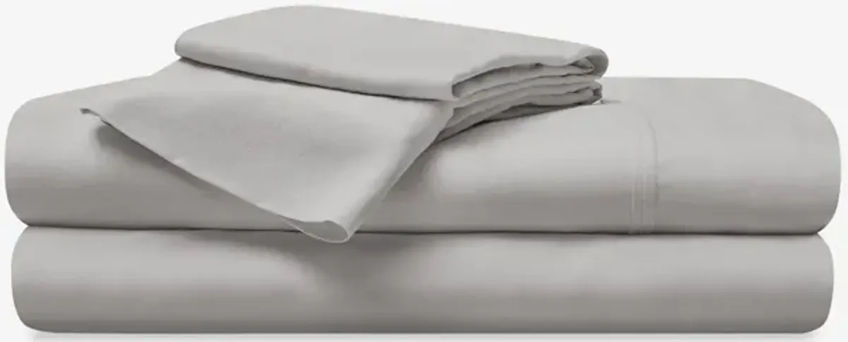 Bedgear Queen Light Grey Hyper-Linen Sheet Set