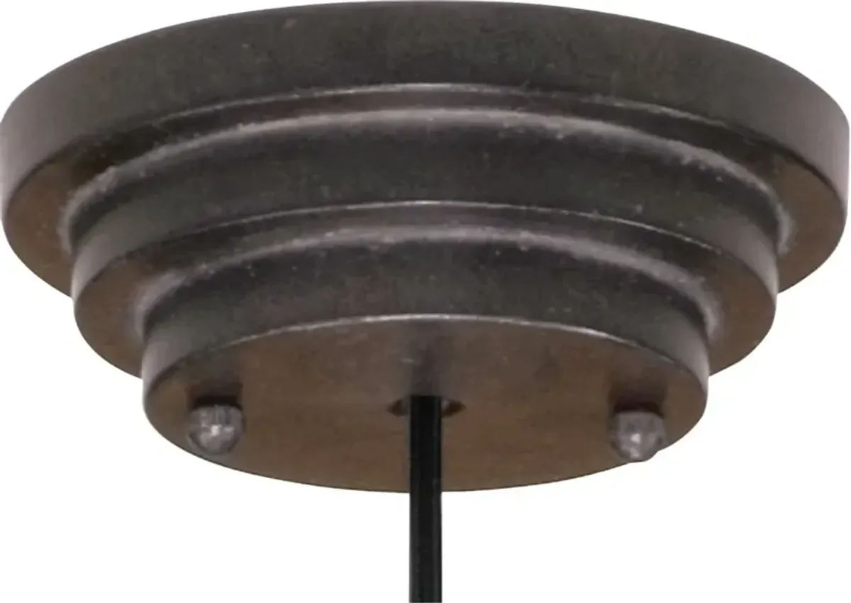 Uttermost Alita Rust Black Chandelier