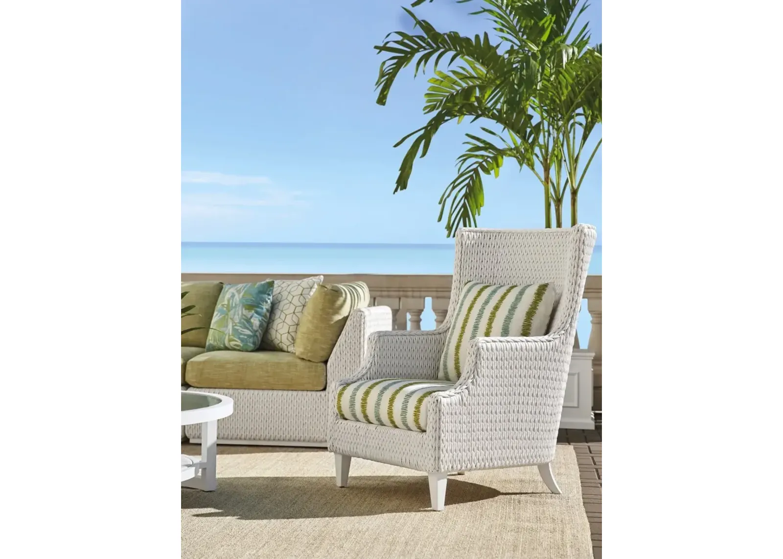 Tommy Bahama Outdoor by Lexington Ocean Breeze Promenade Wing Lounge Chair