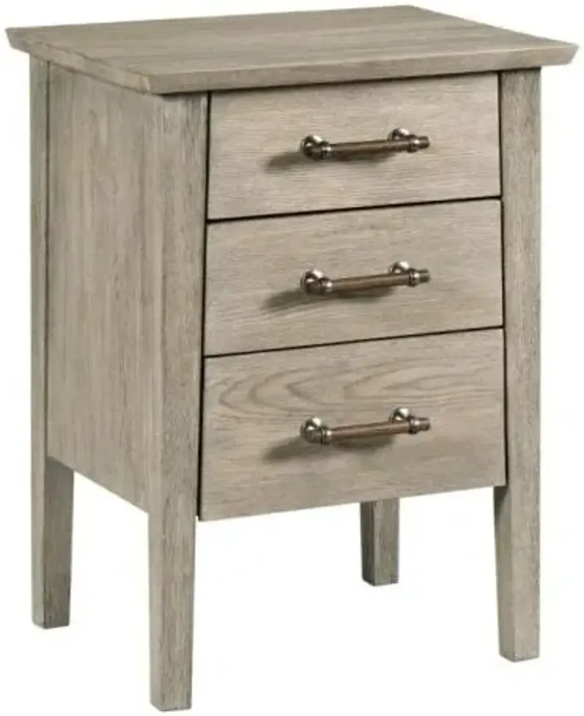 Kincaid Symmetry French Oak Boulder 3-Drawer Nightstand