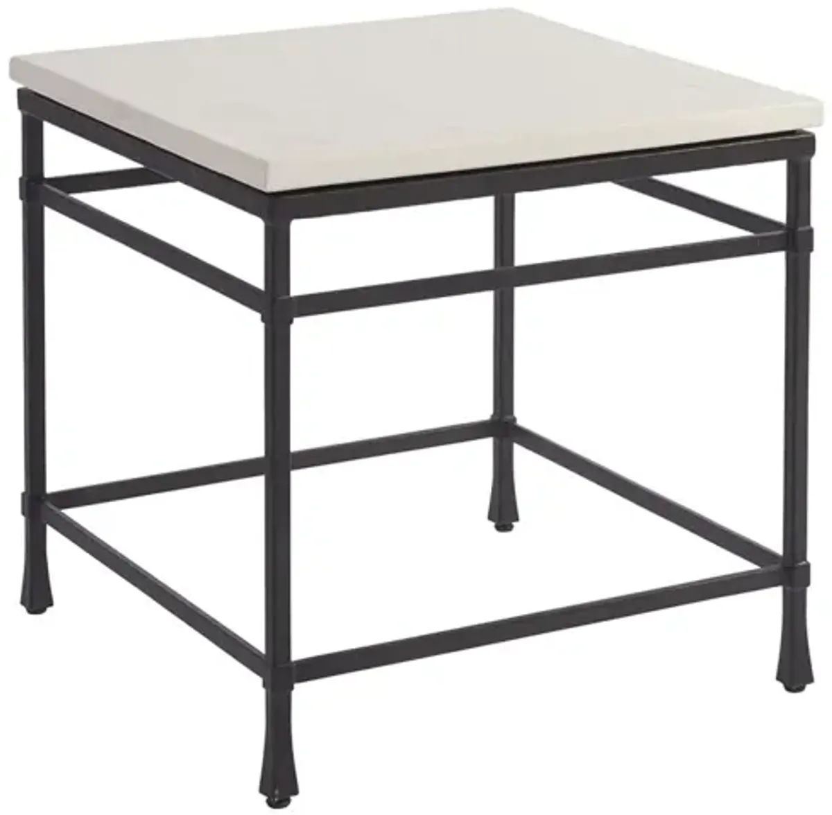Barclay Butera by Lexington Newport Breakwater Metal & Stone Lamp Table