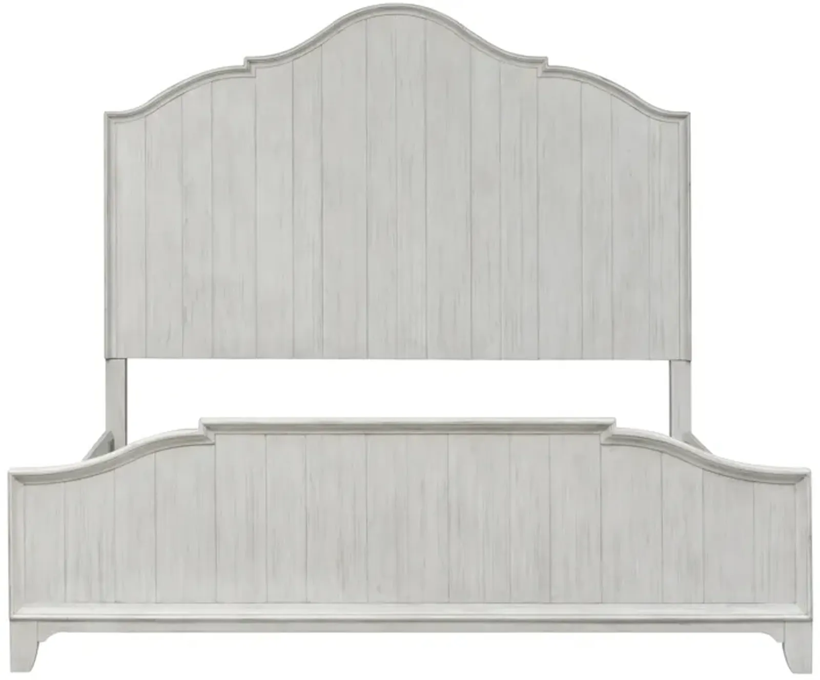 Liberty Furniture Complete California King Set Panel Bed, Dresser, Mirror & Nightstand Farmhouse Reimagined