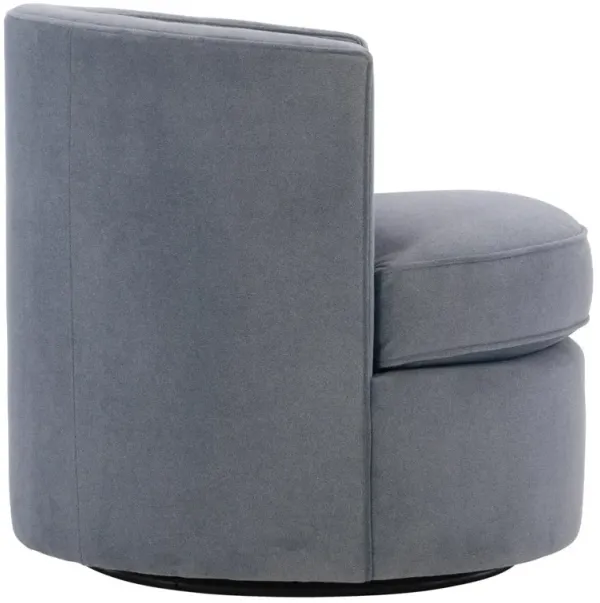 Bernhardt Fleur Fabric Swivel Barrel Chair