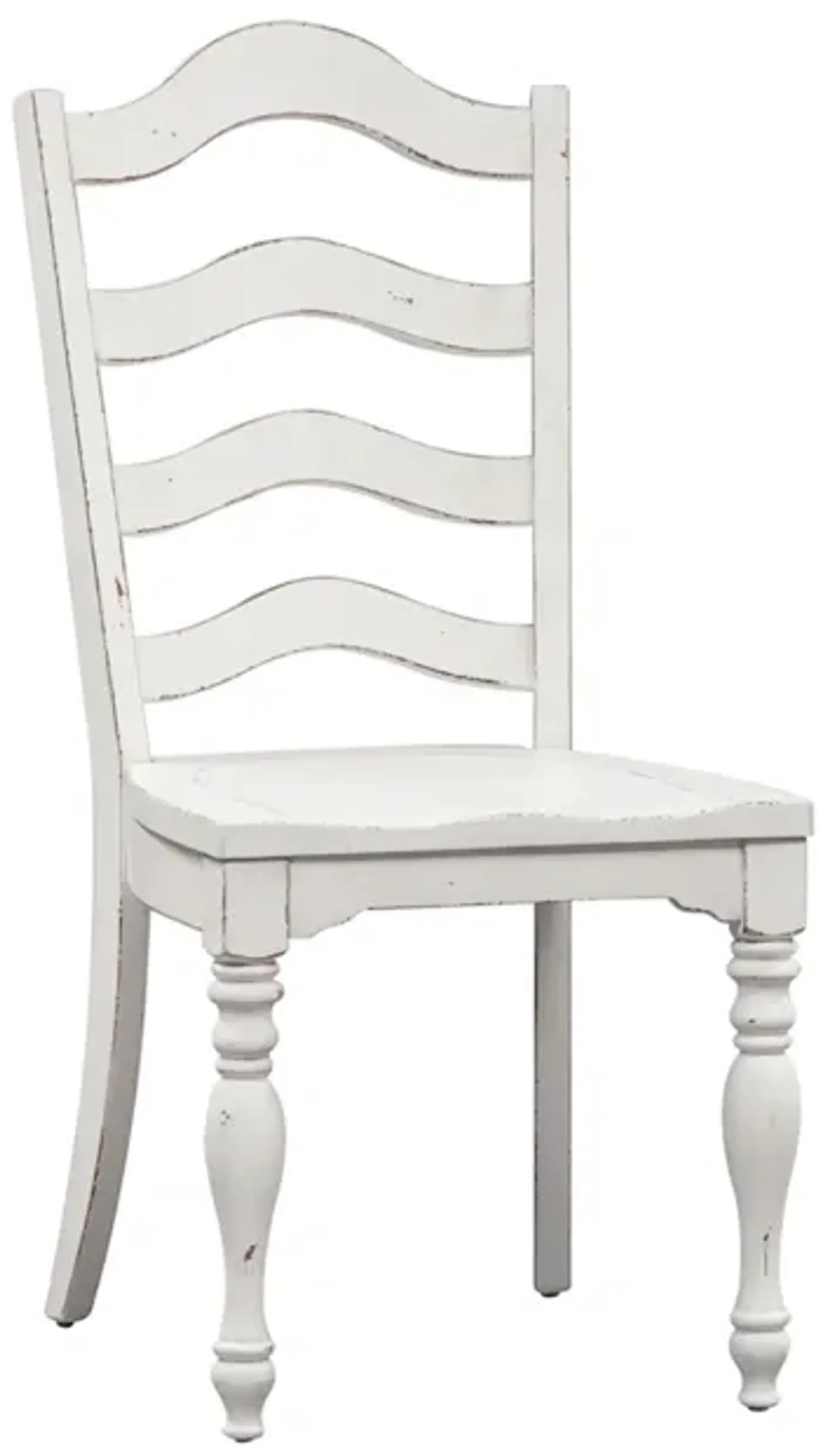 Liberty Furniture Magnolia Manor 3-Piece Antique White/Weathered Bark Dining Table Set