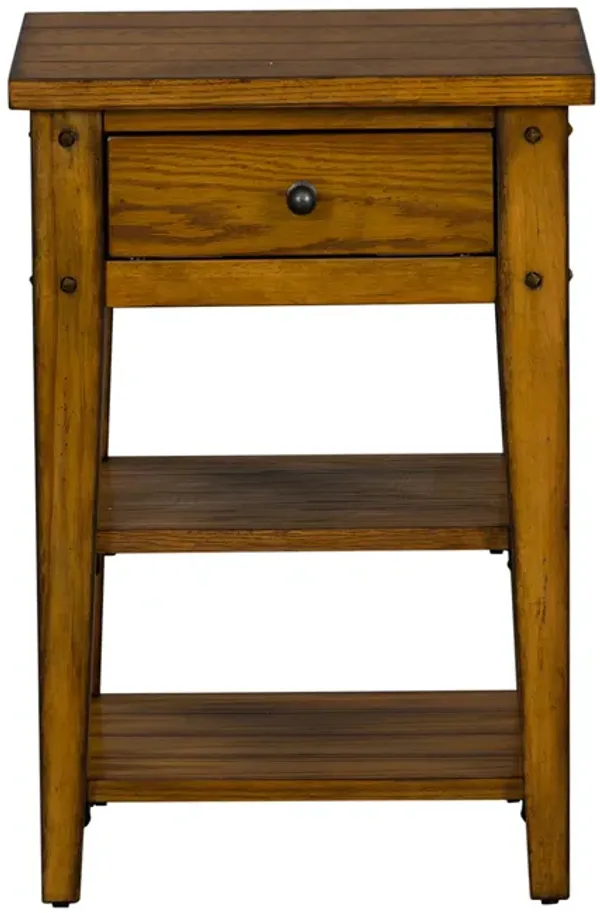 Liberty Furniture Lake House Oak Chair Side Table