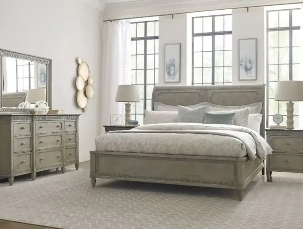 California King Anna Sleigh Bed